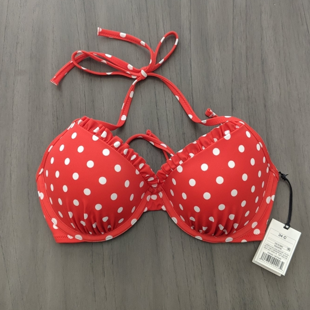 SOLD - Ruffle Edge Bikini Top